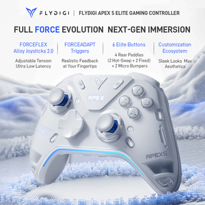 Para Flydigi APEX 5 controlador de Joystick inalámbrico para PC <span class=keywords><strong>Android</strong></span> IOS y Switch 2 con joysticks de efecto Hall y disparadores adaptativos - Product Image 3