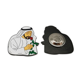 Emblema Nacional DE LOS Emiratos Árabes Unidos Águila 3D Metal Esmalte Pins <span class=keywords><strong>UAE</strong></span> Emirate Falcons Forma Metal Teléfono Pegatinas Regalo Nacional - Product Image 2