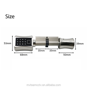 Intelligente Sistema di Tuya APP Serratura Keyless Collegato BLE Carta di Impronte Digitali Senza Trapano Nuovi Fori Conveniente Installare Operare - Product Image 5