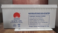 Batterie AGM scellée à décharge profonde 12V 200Ah 3000Wh sans entretien VRLA pour solaire, onduleur, télécommunications, stockage d'énergie