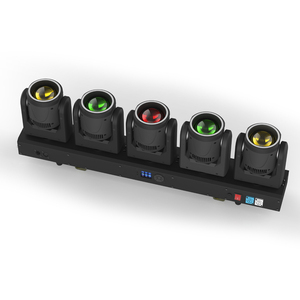 Đèn Moving Head Mini <span class=keywords><strong>Tornado</strong></span> 5x80W RGBW mới năm <span class=keywords><strong>2025</strong></span> với vòng LED, hiệu ứng xoáy, dành cho quán bar, vũ trường - Product Image 2