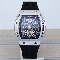 Montre mécanique au design créatif et original, de haute qualité, confortable à porter, avec mouvement à heures sautantes, montre mécanique pour tous les jours