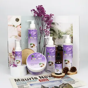 Big Beautiful Women Coconut Hair-Repairing Treatment Set Hair Oil Serum Scalp Protect