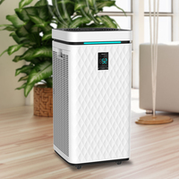 Ozone bleu personnel industriel électrostatique avec purificateur d'air à affichage led pour la maison grande pièce