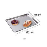 Plateau de four en aluminium 400x600, épaisseur 1,2 mm, 10-260°C, style européen, marque Jasonlon, pour boulangeries, hôtels, restaurants, chariot intégré