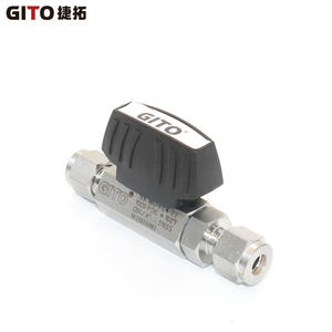 Válvula de Bola de Doble Férula de 1000 PSI, Válvula de Bola Premium de Acero Inoxidable con Varilla Hexagonal de Paso Directo - Product Image 3