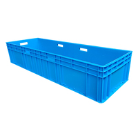 Conteneur en plastique robuste de 1200x400x340 mm, norme européenne, pour charges lourdes, caisses de manutention, caisse à poisson, EUROBOX, recyclable, empilable, caisses de stockage