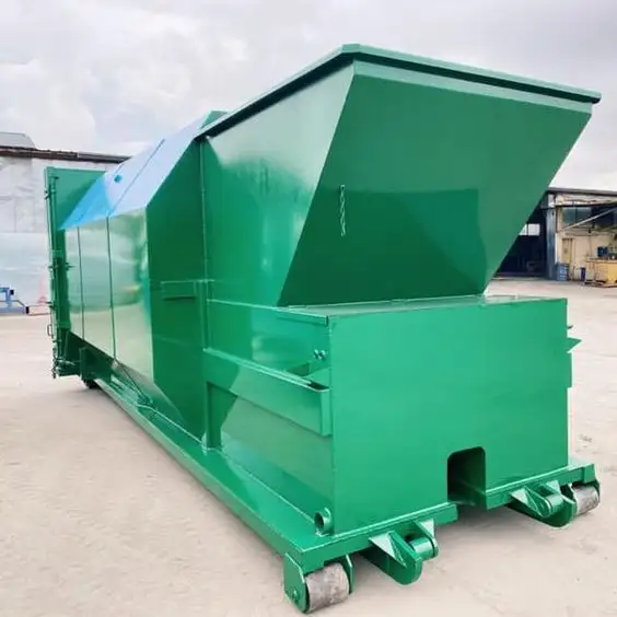 Atık yönetimi geri dönüşüm Dumpsters için Salescrap metal kutu için 6 Yard ön yük çöp ticari çöp kovası