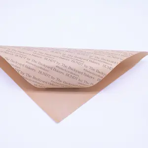 Groothandel inpakpapier burger aanpassen-Burger Papier Bakpapier Snoep Wrapper Kip Roll Sandwich Brood Wrapper Roll Cake Rijst Bal Papier Custom Made