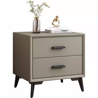 Meubles de chambre à coucher modernes personnalisables, table de chevet, ensemble de lit en bois antique, meubles de chambre à coucher