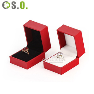 Boîte à bijoux en papier imitation cuir PU de luxe, conception d'emballage personnalisée pour bagues et colliers - Product Image 6