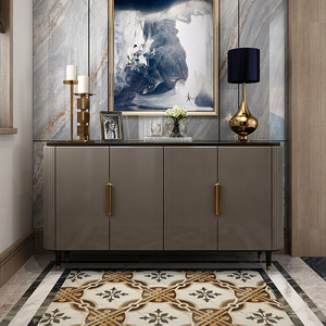 Buffet Moderne Simple de Luxe en Bois, Armoire Multi-Fonctionnelle pour <span class=keywords><strong>Salon</strong></span> Salle à Manger, Rangement d'Appartement Écologique Grande Capacité - Product Image 2
