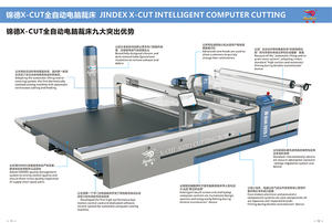 Máquina automática de corte de tela Jindex, máquina de corte <span class=keywords><strong>X</strong></span> para tela con <span class=keywords><strong>7</strong></span> CM de espesor con buenos servicios postventa - Product Image 4