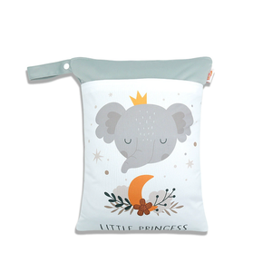 Bolsa de Fraldas para Bebê Bolsa de Armazenamento Portátil para Fraldas Separação de Seco e Molhado Bolsa Impermeável - Product Image 1