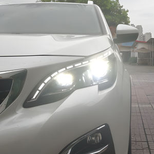 2017-2020 Peugeot <span class=keywords><strong>3008</strong></span> 4008 5008 haute qualité LED phare automatique lentille bifocale DRL accessoires 100W voiture avant lampes assemblage nouveau - Product Image 3