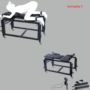 BDSM meubles jambe ouverte écarteur menottes de retenue grands meubles sexuels amour canapé érotique Bondage canapé <span class=keywords><strong>chaise</strong></span> avec Machine sexuelle - Product Image 5