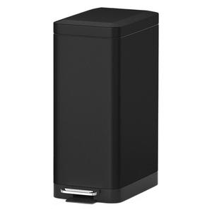 Cubo de basura de acero inoxidable con pedal, adecuado para uso doméstico, baño, inodoro, sala de estar, cocina, tamaño grande y oficina. - Product Image 1