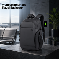 Nouveau Sac à Dos pour Ordinateur Portable Personnalisé et Étanche avec Port USB pour Hommes, Idéal pour Affaires, École et Bureau