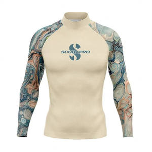 DGYS-0625 da uomo a manica lunga protezione UV muta da sub OEM ODM tuta da surf per sport acquatici costume da bagno camicia Rash - Product Image 4