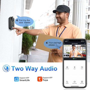 WIFI Smart <strong>Video</strong> <strong>Doorbell</strong> <strong>with</strong> <strong>Chime</strong> Works <strong>with</strong> Tuya/ Smart Life APP - Product Image 2