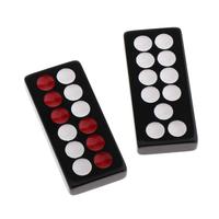 Jeu de jetons de dominos noirs, jeu de dominos traditionnels chinois Pai ango, jeu de fête de famille