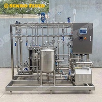 Pasteurisateur tubulaire en acier inoxydable conforme à la norme ISO pour l'industrie alimentaire et des boissons, jus, sirops, sauces