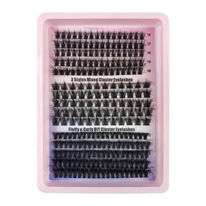 Wholesale Custom <strong>Eyelash</strong> <strong>Extension</strong> Kit DIY False Lash <strong>Extensions</strong> Cluster Soft <strong>Mink</strong> Segmented Lashes 0.07mm Diy Cluster <strong>Eyelash</strong> - Product Image 5