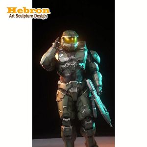 Custom Wearable Figure Cosplay Adult <strong>Costumes</strong> Robot <strong>Costume</strong> for Adults With Helmet <strong>Master</strong> <strong>Chief</strong> Suit - Product Image 1