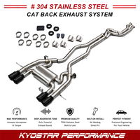 KOASTAR Échappement Catback à 4 sorties avec support, longueur égale, imprimé en 3D, 76 mm, pour BMW G80 G81 M3 G82 G83 M4 S58 3.0T