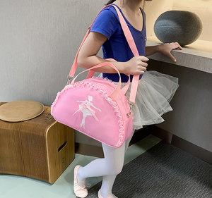 Custom Girls Gym Sports <b>Tote</b> <b>Bag</b> with Diamond Decoration Weekender Shoulder Luggage for Yoga <b>Zipper</b> Closure Shoe Compartment - Product Image 3