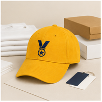 Gorra de Béisbol Promocional de 6 Paneles de Algodón de Lujo, Color Personalizado, MOQ Bajo, Directo de Fábrica, Hebilla Dorada de Cobre, Logotipo Personalizado, Estilo Deportivo