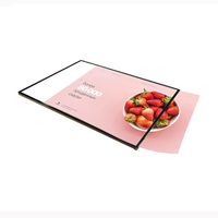 Boîte à lumière personnalisée Led cadre Photo boîte à lumière mince en verre publicité Led Restaurant Menu panneau led panneau signe