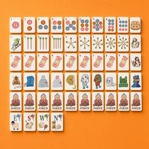 Ensemble de Mahjong en Acrylique Écologique Premium, Thèmes de Tricot Mignons avec Chats en Fil – Tuiles de 36 mm, Édition Limitée, Cadeau pour Amateurs de Chats, <span class=keywords><strong>Poker</strong></span> - Product Image 4
