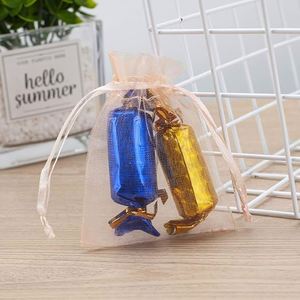 Mesh Gift Wrap Organza Bags Mixed Color <b>Drawstring</b> Jewelry <b>Pouches</b> Sheer Mesh Sachet for Candy Toy Makeup Toiletry <b>Pouch</b> Bulk - Product Image 4