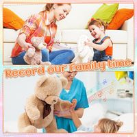Boîte à Sons Apaisants Personnalisée pour Bébé, Jouet en Peluche avec Haut-parleurs pour Enfants