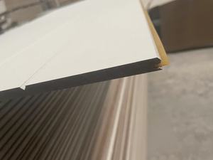 Pannello Decorativo in MDF Bianco Tipo V da 9mm, Design Moderno, Standard <span class=keywords><strong>di</strong></span> Emissione <span class=keywords><strong>di</strong></span> Formaldeide E1 per Rivestimenti - Product Image 2