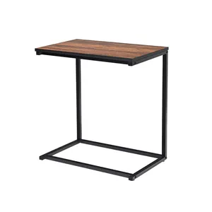 Sofa Side End Table C Shaped Laptop Holder End Stand Desk Coffee Tray Side Table c shape table legs