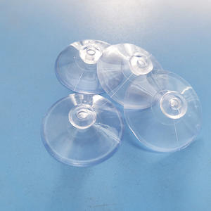 4.5เซนติเมตรหนาขนาดใหญ่พลาสติกใสพีวีซีเห็ดหัวถ้วยดูดที่มีประสิทธิภาพยืนแสดงถ้วยดูดแก้ว - Product Image 1