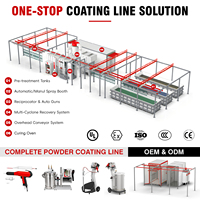 Máquina de Recubrimiento en Polvo Galin 304 de Acero Inoxidable Tribo Dual Mini para Llantas, Cilindros de Gas y Perfiles de Aluminio EASYCO-FD