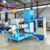 Machine extrudeuse industrielle de 2 tonnes/h pour la production d'aliments pour poissons, aliments pour animaux de compagnie, aliments pour bétail et aliments aquatiques