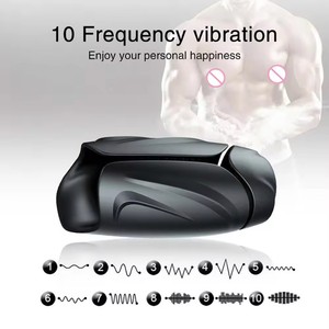 Masturbateur Électrique Masculin, Godet de Poche, Entraîneur de Retard d'Éjaculation, Masseur Vibrant du Gland, Stimulateur de Masturbation, Coloré - Product Image 6