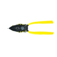 Приманка Proto Frog из ПВХ с принтом, мягкая искусственная приманка 55 мм для ловли баса с крючками для пресноводной рыбалки в озёрах, реках и ручьях