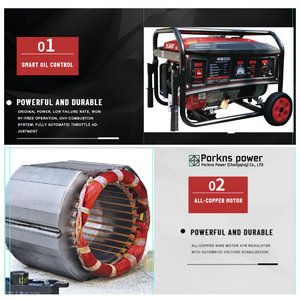 Generador de Gasolina Portátil Silencioso de Alta Calidad de 2kw 2.8kw 5kw 6.5kw 7kw Monofásico 230V con Motor de Cobre - Product Image 3