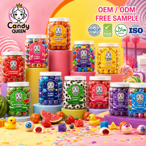 Bonbons gélifiés <span class=keywords><strong>en</strong></span> gros fourrés à la confiture de fruits, personnalisés <span class=keywords><strong>en</strong></span> forme d'œil, de fraise, de planète, de galaxie, de Terre, de pastèque (HACCP/BRC) - Product Image 2
