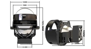 Nuovo Modello 2024 K01 Faro Proiettore Bi-LED da 3 Pollici 65W 6000K con Lente Piatta a Fascio Alto/Basso per <span class=keywords><strong>Auto</strong></span> - Product Image 2