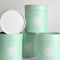 Wholesale Custom Design Printing Small Eco Friendly Round Paper Cardboard Box Tube Gift Flower Packaging Cylinder Paper Tube