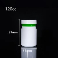 Blanc large bouche PET Capsules Tablette Poudre Bocaux Bouteilles Médecine Comprimés Pilule Vitamine Supplément Emballage Bouteilles