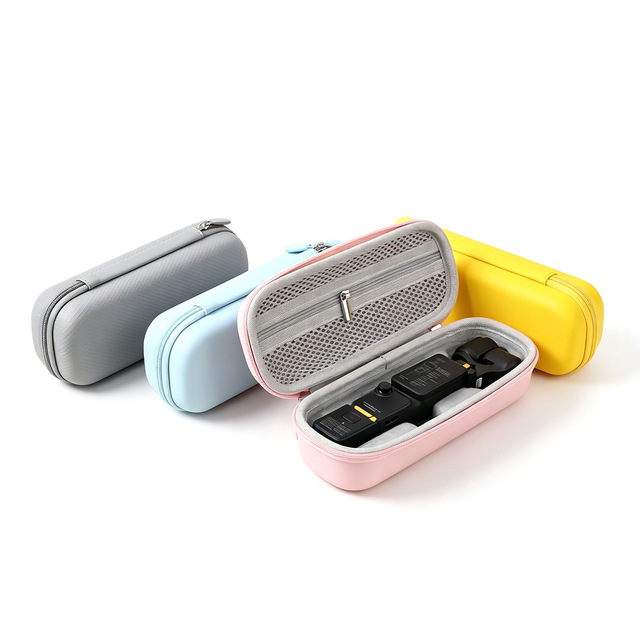 EVA Hard Case for DJI Osmo Pocket 4 & OSMO Body, PU Leather Waterproof Drop-Resistant Storage Bag Camera Accessories