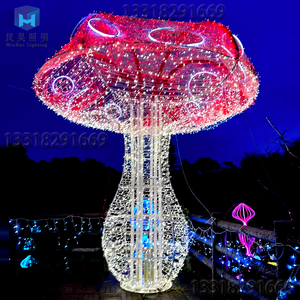 Ngoài trời kỳ nghỉ trang trí đèn nấm <span class=keywords><strong>LED</strong></span> Motif ánh sáng giáng sinh ánh sáng - Product Image 2