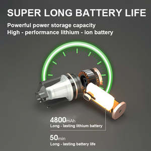 Aspirador de mano recargable ligero <span class=keywords><strong>Mini</strong></span> aspiradora portátil inalámbrica para coche/hogar - Product Image 4